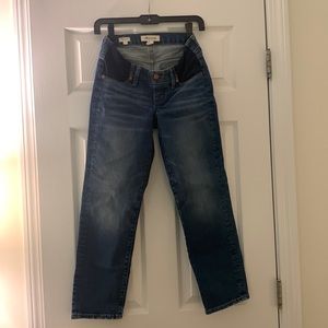 Madewell Classic Straight Jean, Washed Denim, Size 24